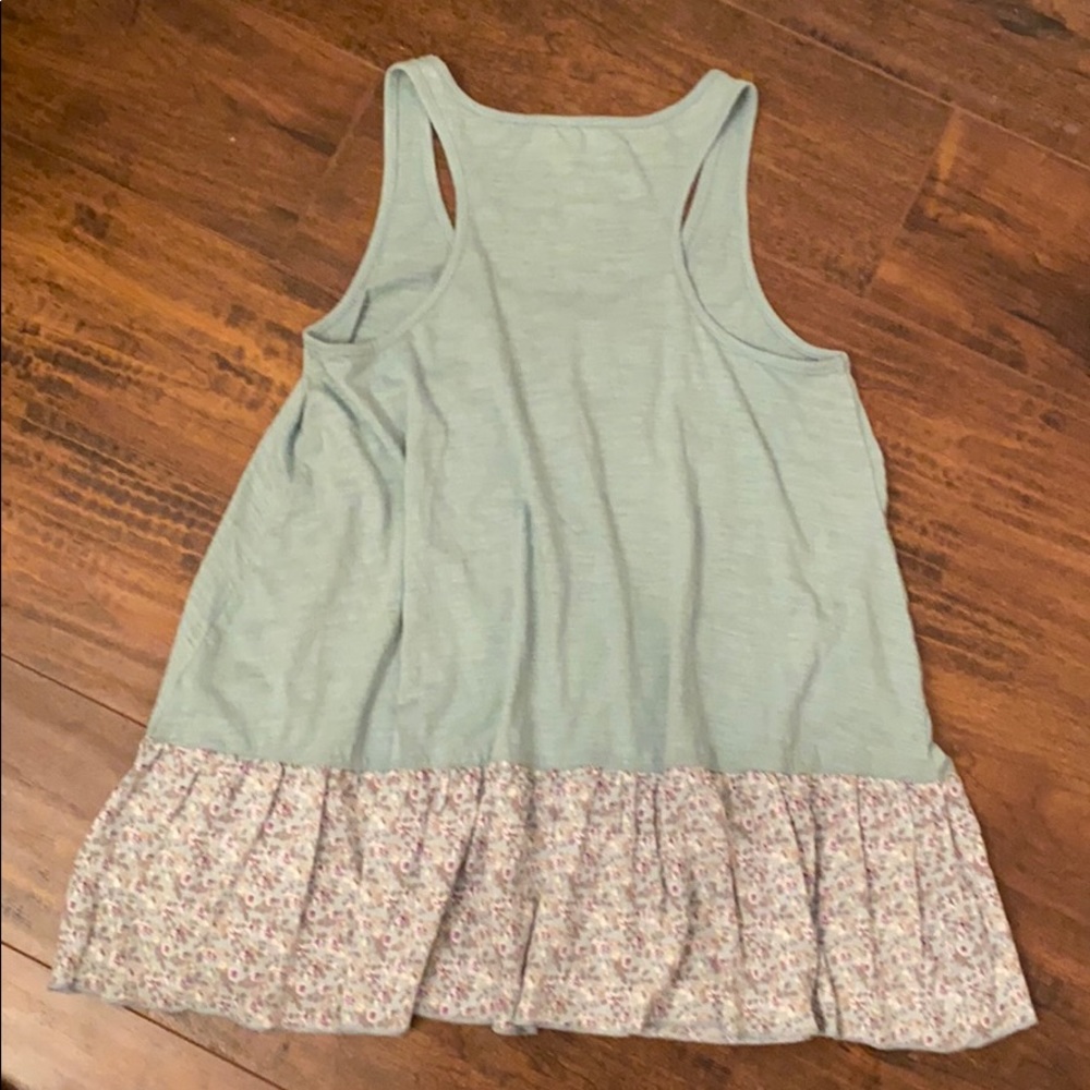 Umgee Flare Ruffle Tank Top - Picture 5 of 5